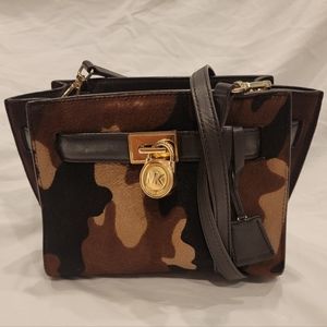 Michael Kors Calf-hair Camo Crossbody